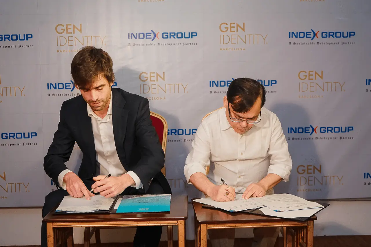 Signing ceremony between INDEX Group and Gen Identity